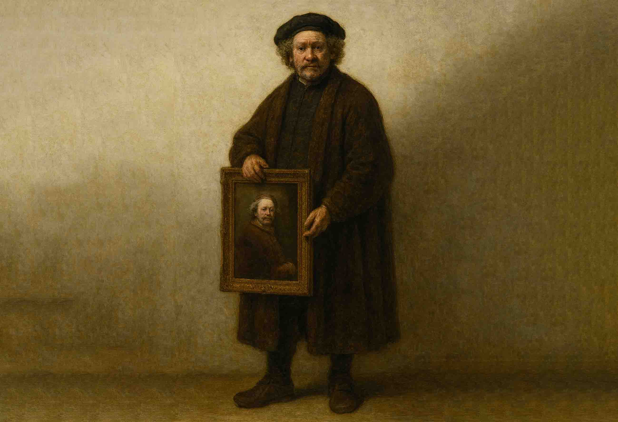 پرتره 63 سالگی رامبراند Self-Portrait